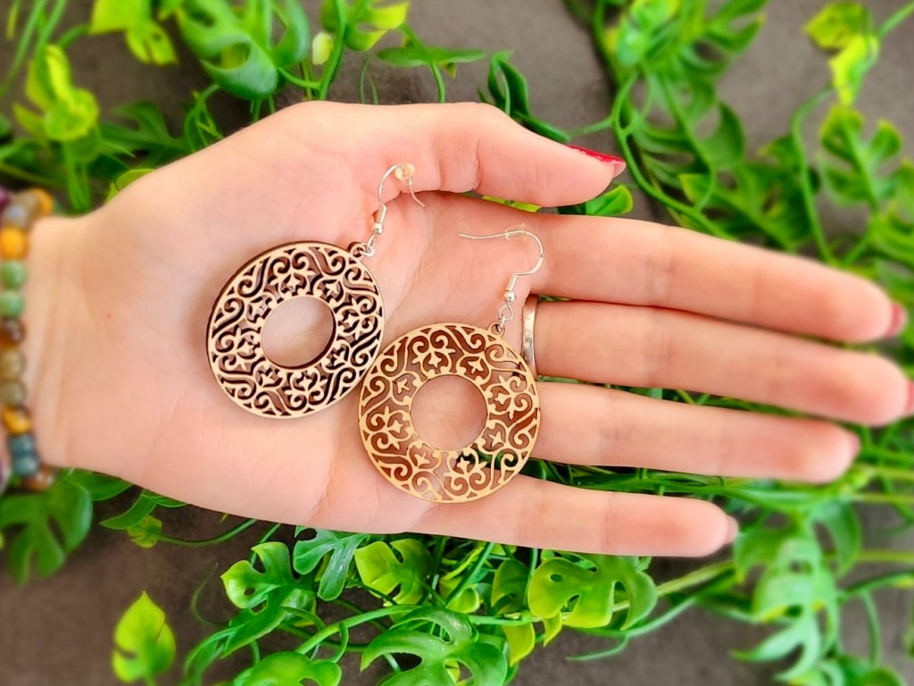 Boucles d&rsquo;oreilles &laquo;&nbsp;mandala&nbsp;&raquo;