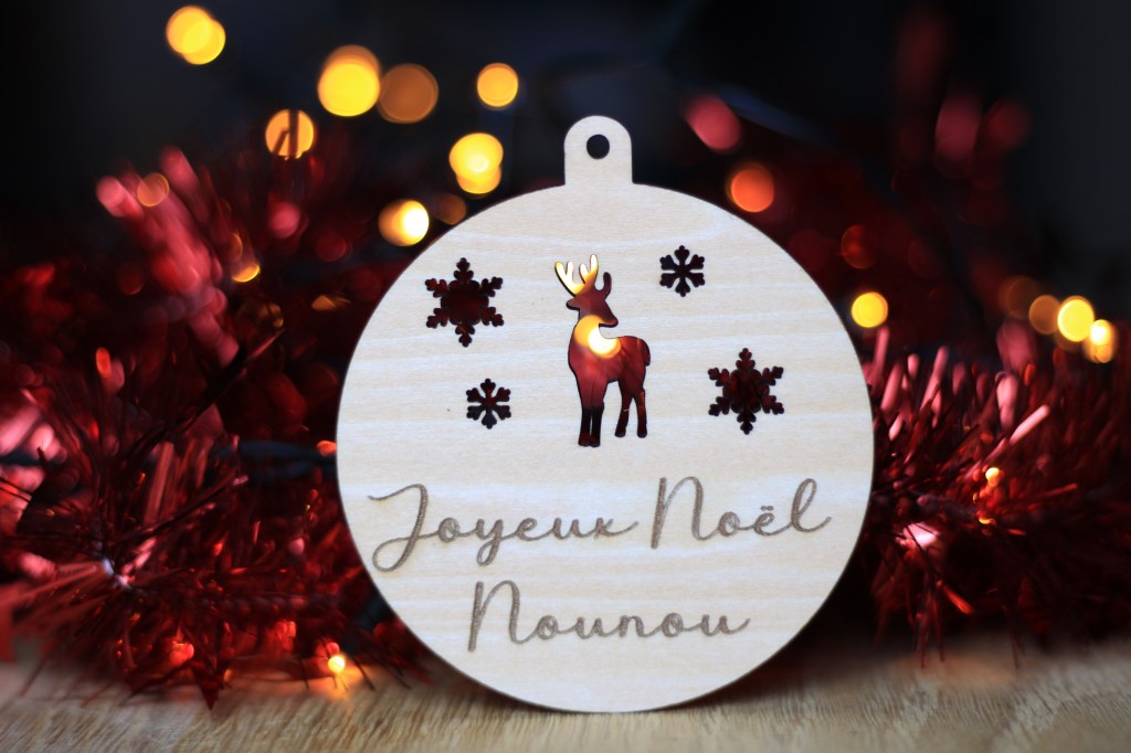 Boule de noël &laquo;&nbsp;renne&nbsp;&raquo;
