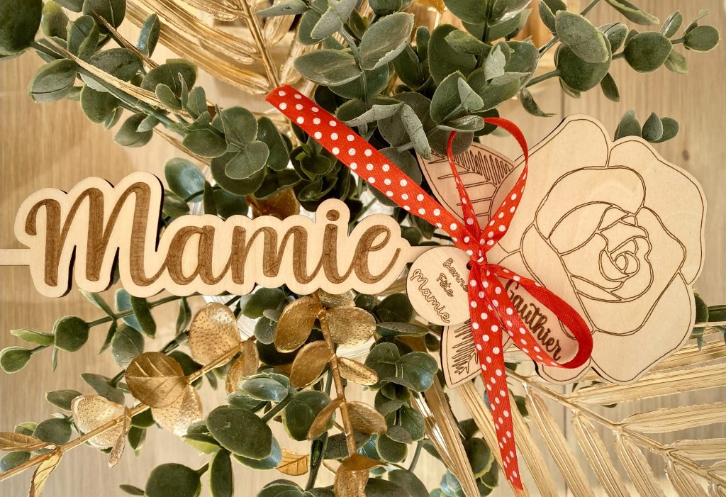 Rose éternelle en&nbsp;bois